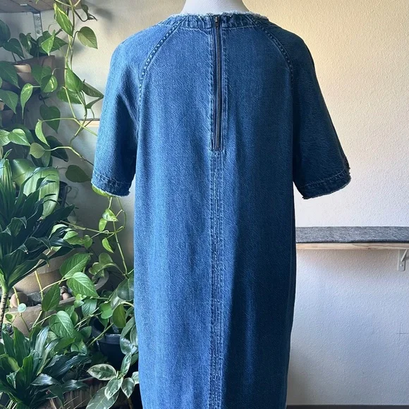 Rag & Bone Blue Denim Cotton Short Sleeve Dress size SP - Picture 5 of 13